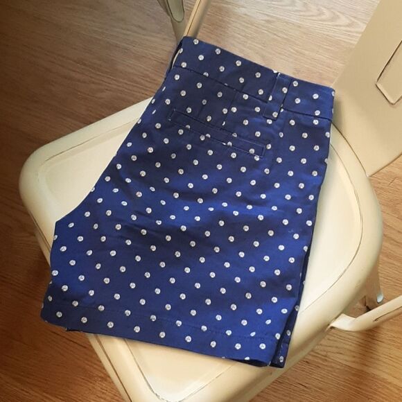 Merona navy blue twill shorts NWOT size 2 - Picture 1 of 4